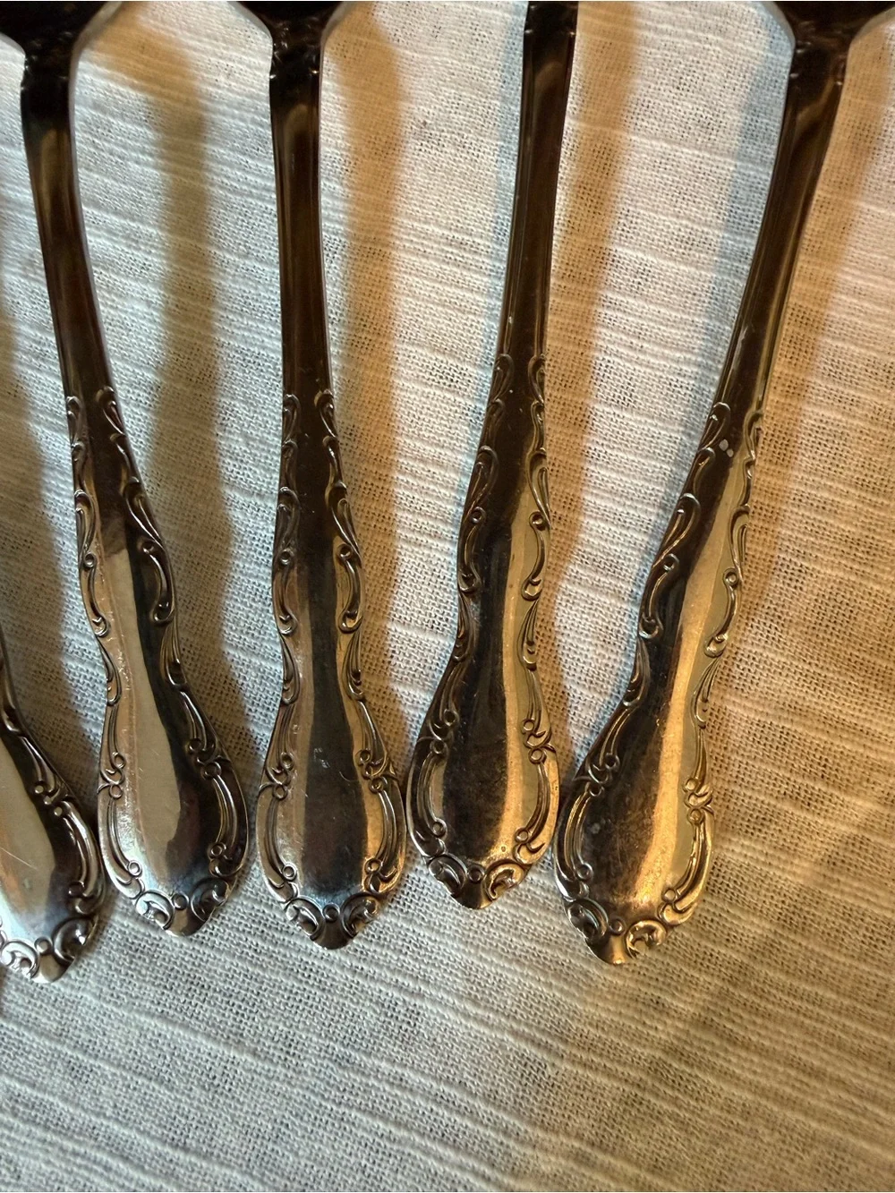 Vtg Oneida Northland Set of 8 Soup Spoons 7” Stainless Flatware Silverware Japan